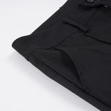 MQTIME  -  Chic Low Waisted Flared Pants Y2K High Street Retro Wide Leg Trousers Goth Slim Pocket Office Lady Korean Baggy Pants