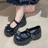 MQTIME  -  New Women Mary Jane Shoes Fashion Bow Platform Casual Shoes for Woman Exquisite Round Head Sneakers Designer Shoes Zapatos Mujer