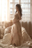 MQTIME  -  Women Photography Props Maternity Dresses Vintage Pregnancy Greece Goddess French Dress Studio Photoshoot Photo Clothes