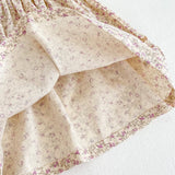 MQTIME  -  New Summer Sisters Clothes 2-6Yrs Girls Princess Dress Short Sleeved Cotton Floral Printing Kids Party Dresses
