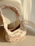 MQTIME  -  Unique Ruched Bowknot Cute Versatile Handbag Bowknot High-Quality Women's Shoulder Handbag