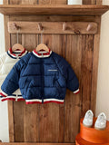 MQTIME  -   Kids Baseball Cotton Clothes Jackets Autumn Winter Padded Down Warm Coats Boys Girls Fashion Outerwear 2-10 Years