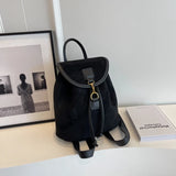 MQTIME  -  High-End Ladies Large Capaci Bapa Faionable Student Bookbag Waterproof PU Leather Casual Travel Bag with Double Straps