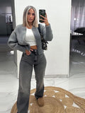MQTIME  -  Knit Women Cardigan Casual Full Sleeve Zipper O Neck Pleated Solid Lady Sweater Top 2025 Autumn Fashion Female Knitwear