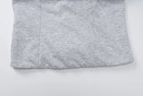 MQTIME  -  Women Solid 2 Piece Set Tracksuits Off Shoulder Long Sleeve Lace Up Slim T-shirts Crop Tops + Shorts Casual Streetwear Suits
