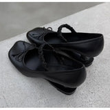 MQTIME  -  New Style Fashion Patent leather Bowknot Women Pumps Spring Summer Strange Fretwork High Heels Mary Jane Female Daily Shoes