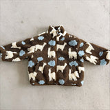 MQTIME  -  Jacket Autumn and Winter New Children's Clothing Korean Style Boys and Girls Cute Warm Lamb Wool Thickened Coat