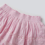  MQTIME  -  Women Ruffle Layered Shorts Loose Patchwork Lace Solid/Floral Elastic Waist Mini Shorts Casual Summer Y2K Loungewear