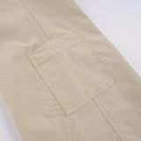 MQTIME  -  Retro Sweet Y2k Low Rise Chic Pants Women's Streetwear Lace-up Loose Straight Capris Khaki Retro Korean Chic Baggy Pant