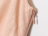  MQTIME  -  Women's Solid Color Sleeveless Asymmetrical Maxi Dress Slim Fit Sexy Pleated Chic Summer Fashion Holiday Style with Slit