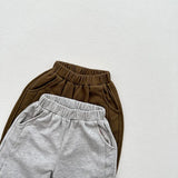  MQTIME  -  Autumn New Children Casual Pants Cotton Girls Sweat Pants Solid Boys Loose Trousers Kids Harem Pants Baby Clothes