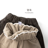  MQTIME  -  Winter New Children Warm Pants Baby Plus Velvet Thick Pants Fashion Boys Girls Harem Pants Baby Warm Fleece Trousers