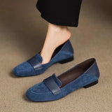 MQTIME  -  Fashion Women Shoes French Style Retro Soft Leather Loafers for Woman Comfort Vacation Casual Shoes Designer Shoes Zapatos Mujer