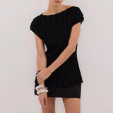 MQTIME  -  Chic Office Women's Tank Top Elegant Chiffon O-neck Sleeveless All Match Blouse Female 2025 Spring Fashion New Lady Streetwears