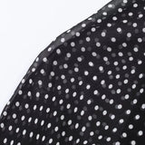  MQTIME  -  Polka Dot Printed Women Shirt Autumn New Bow Tied Blouse Woman Tops Lady Ruffles Long Sleeve Loose Elegant Blouses Top ﻿