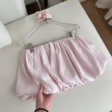  MQTIME  -  Streetwear Fairy Summer Mini Pleated Skirts Women High Waist A-line Sweet Solid Harajuku Jupe Y2k Aesthetic Grunge Skirt