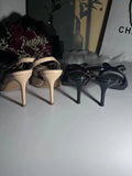 MQTIME  -  Thin Heel Strap Sandals Women's Summer Round Head Open-toed Bow High Heels