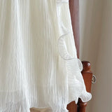 MQTIME  -  Fashion Baby Girl Princess Ruffled Dress Sleeveless Infant Toddler Child Vestido Party Birthday Ball Gown Baby Clothes 1-10Y