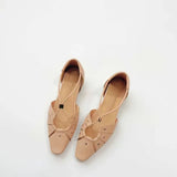 MQTIME  -  New Womens Shoes Fashion Retro Hollow Out Flat Sandals for Woman Exquisite French Casual Shoes Designer Shoes Sandalias De Mujer