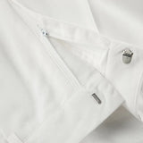 MQTIME  -  Cotton pants, white fashionable wide leg pants, spring and summer new styles, cross-border versatile, casual commuting