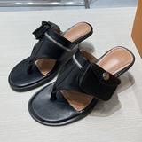 MQTIME  -  Round Toe Flip-flops Shoes New Fashion Casual Women's Slippers