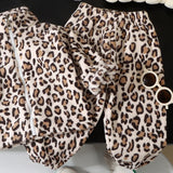  MQTIME  -  1 3 5 10 12Y Boys Girls Sets Kids Fluffy Suit Autumn Winter Warm Coat+Pants 2Pcs Outfits Children Fleece Cartoon Flannel Clothes