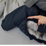 MQTIME  -  New Winter Toddler Girls Parkas Hooded Solid Color Thicken Warm Kids Girls Jacket Windproof Infant Baby Boys Outerwear Coat