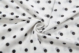 MQTIME  -  Polka Dots Print Sheer Mesh Camisole Midi Dress Women Sexy Lace Patchwork Spaghetti Straps Backless Bodycon Party Robe Clubwear