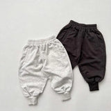 MQTIME  -  Autumn New Children Sweat Pants Cotton Boys Casual Pants Baby Harem Pants Solid Girls Loose Trousers Kids Clothes