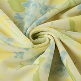 MQTIME  -  Women Holiday Outfits Fairycore Florals Print Lace-up A-line Skirts Y2K Aesthetic Slim Mesh Skirt Chic Beachwear Bottoms