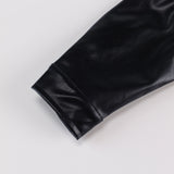 ﻿ MQTIME  -  Autumn & Winter New Arrival Baby & Toddler Clothing 2-4 Years Old Girl Baby Flared Collar Leather Jacket