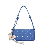 MQTIME  -  Women Small Polka Dot PU Underarm Shoulder Bag Lady Retro Handbags and Purses New Trend Cute Hand Bags