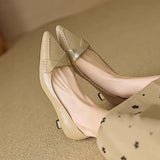 MQTIME  -  New Women Shoes Luxury Genuine Leather Pointed Tip High Heels for Woman Fashion Classic Casual Shoe Designer Shoes Zapatos Mujer