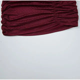  MQTIME  -  Sexy Rhinestone Mesh Patchwork Slim Mini Dress Women Sleeveless Backless Pleated Bodycon Dresses 2026 Summer Evening Party Robe