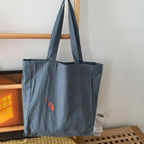 MQTIME  -  Large Capaci Canvas oulder Bag Women's Tote Handbag Eco-friendly op Bag Artistic Sle Casual Soft Bapa