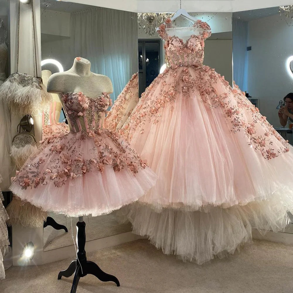 MQTIME - Princess Ball Gown Short Quinceanera Dresses Sweet 15 Party P mqtime MQTIME - Princess Ball Gown Short Quinceanera Dresses Sweet 15 Party P mqtime