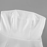 MQTIME  -  French Sexy Tube Top Vest Set Women's Spring High-end Top Lace Skirt Two-piece Set Women's Clothing