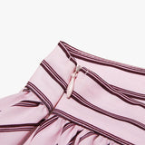 MQTIME  -  Loose Striped Halter Short Dress Women Chic Lace Up Sleeveless Backless A-line Beach Dresses  2025 Summer Lady Holiday Robes