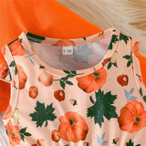 MQTIME  -   Halloween Clothing Sets Kids Shawl Tops+Dress 2Pcs Outfits Girls Carnival Party Cosplay Costume Children Print Suits 0-5 Years