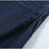 MQTIME  -  Women High Waist Wide Leg Jeans Double‑button Waistband Loose Denim Trousers Fashion Casual Street Daily Fall Outfit