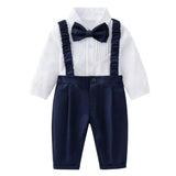 MQTIME  -  Designer Baby Clothes Brand Baby Boy Set Gentleman Wedding Infant Party Outfit Suit Year Babies Dressy Oufit for Baby Boys