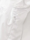 MQTIME  -  White Embroidery Straight Fashion Short Dress 2025 New Hollow Out Lace-ups Sleeveless Women Dress Streetwear Female Clothing