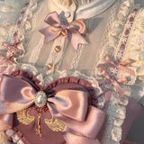 MQTIME  -  Pink Bra Shirt Skirt Lolita Cute Sweet Girl Lace Princess Dress Young Girls Birthday Lolita Tutu Dress Flower Party Dress