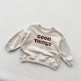  MQTIME  -  Autumn New Children Long Sleeve Sweatshirt Fashion Cartoon Print Boys Loose Pullover Girls Cotton Casual Tops Kids Clothes
