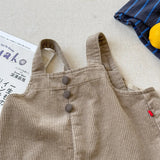 MQTIME  -  Children Jumpsuit 2025 Autumn Korean Baby Girls Overalls Wide-leg Pants 1-6 Years Boy's Suspenders Pants