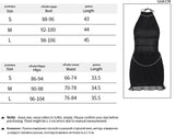 MQTIME  -  Summer New 2 Piece Skirt Sets for Women Pearl Chain Backless Halter Tie Top Flowy Smocked Mini Skirt Set Vacation Y2k Streetwear