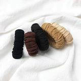 Mqtime 5pcs/Set Autumn Winter Thick Elastic Hair Band High Ponytail Hair Rope Classic Simple Korean Scrunchie Female Hair Accessories