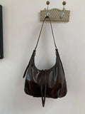 MQTIME  -  Korean Sle Large Capaci Tote Bag Women's Faionable Crossbody Bag Underarm Bag Lazy Sle Handbag for Autumn Winter