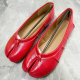 MQTIME  -  Spring Autumn Vintage Split Toe Tabi Women Ballet Flats Fashion Soft Walking Loafers Casual Gilrs Lazy Chic Shoes