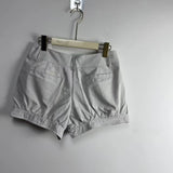  MQTIME  -  Korean Pumpkin Cargo Shorts Women's Retro Washed Low Waist Slim Casual Shorts